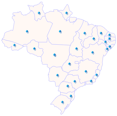 Mapa dos Representantes